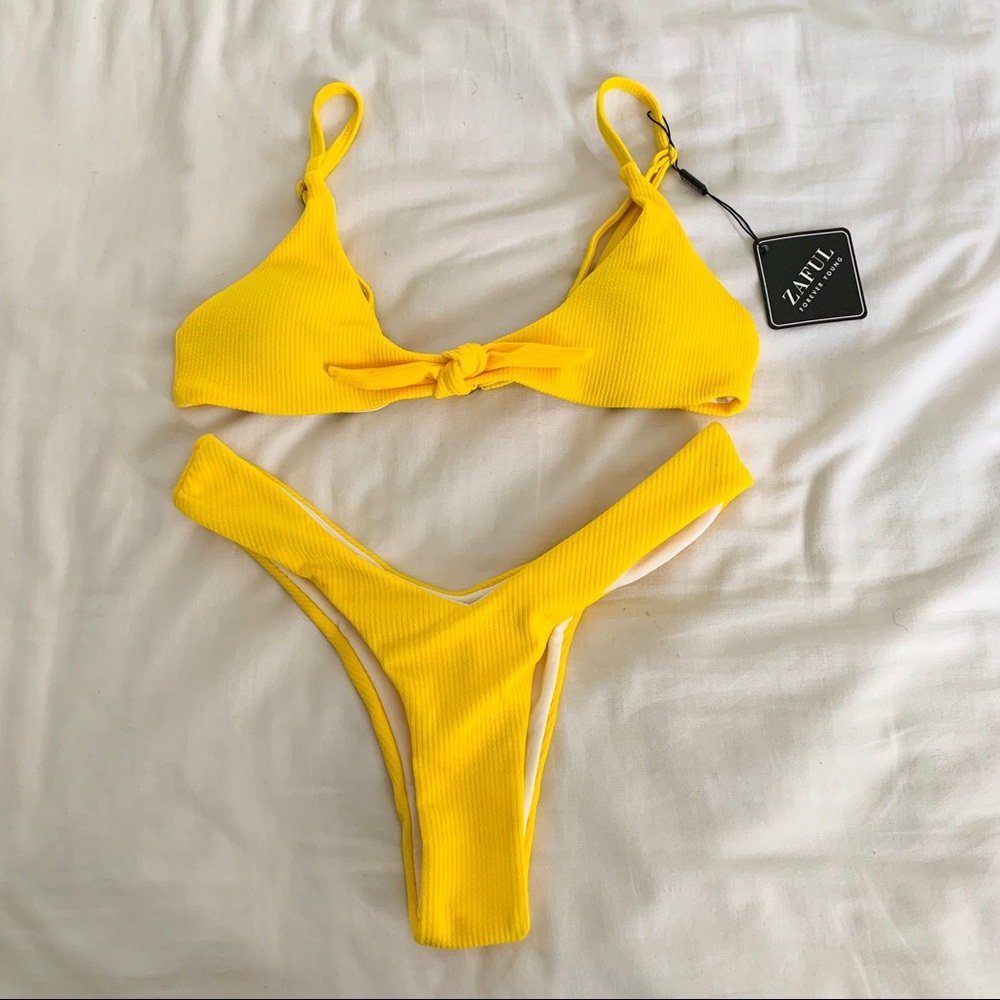 Yellow Zaful Bikini